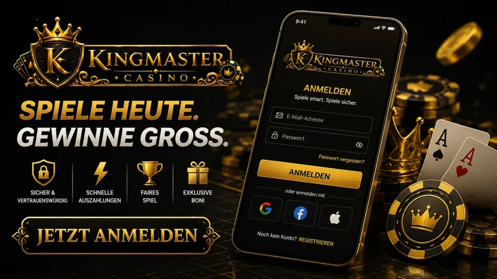 kingmaster casino anmelden