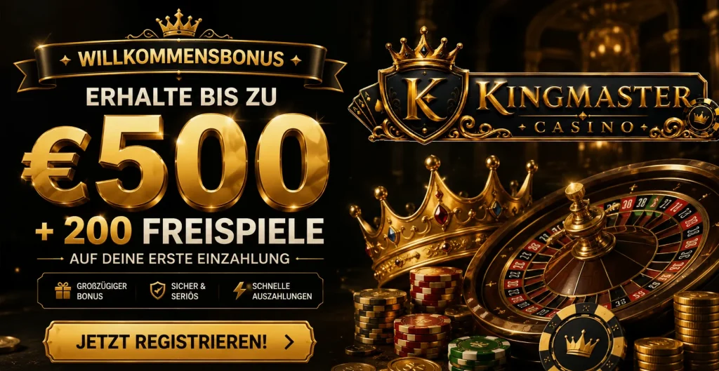 kingmaster casino willkommensbonus